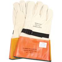 Leather Protector Gloves with Strap, Size 8, 12" L Northern Industrial Supply Inc.