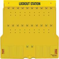 Trilingual Covered Lock Station, None Padlocks, 20 Padlock Capacity, Padlocks Not Included Northern Industrial Supply Inc.