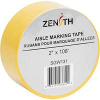 Ruban pour marquage d'all&eacute;es, 2" x 108', PVC, Jaune Northern Industrial Supply Inc.