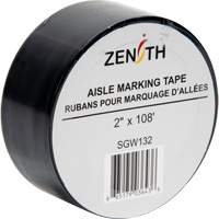 Ruban pour marquage d'all&eacute;es, 2" x 108', PVC, Noir Northern Industrial Supply Inc.