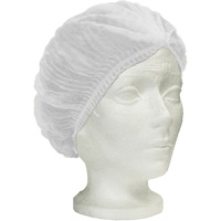 Bonnet bouffant pliss&eacute; Ronco Care, Polypropyl&egrave;ne, 24", Blanc Northern Industrial Supply Inc.