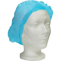 Bonnet bouffant pliss&eacute; Ronco Care, Polypropyl&egrave;ne, 24", Bleu Northern Industrial Supply Inc.