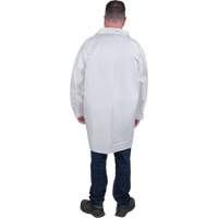 Sarraus de laboratoire de protection, Microporeux, Blanc, Moyen Northern Industrial Supply Inc.