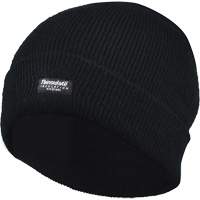 Tuque doubl&eacute;e &agrave; rebord, Doublure en Thinsulate, Taille unique, Noir Northern Industrial Supply Inc.