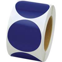 Coloured Marking Dots, Circle, 3" L x 3" W, Blue, Vinyl Northern Industrial Supply Inc.