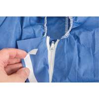 Hooded Coveralls, Medium, Blue, SMS Northern Industrial Supply Inc.