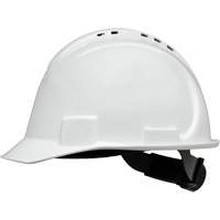 Casque de s&eacute;curit&eacute; &agrave; bordure courte North, R&eacute;pond aux normes CSA type 1, Suspension Rochet, Ventil&eacute; Northern Industrial Supply Inc.
