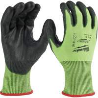 Gants &agrave; haute visibilit&eacute; enduits par trempage, Taille Petit, Calibre 15, Rev&ecirc;tement Polyur&eacute;thane, Enveloppe en Poly&eacute;thyl&egrave;ne, ASTM ANSI niveau A5 Northern Industrial Supply Inc.