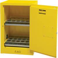 Flammable Aerosol Storage Cabinet, 12 gal., 1 Door, 23" W x 35" H x 18" D Northern Industrial Supply Inc.