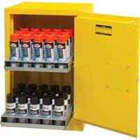 Flammable Aerosol Storage Cabinet, 12 gal., 1 Door, 23" W x 35" H x 18" D Northern Industrial Supply Inc.