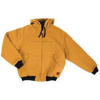 Blouson d'aviateur en toile lourde avec capuchon, Hommes, Petit, Brun Northern Industrial Supply Inc.