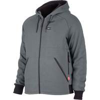 Chandail &agrave; capuchon chauffant M12 complet, Hommes, 2T-Grand, Gris, Polyester Northern Industrial Supply Inc.