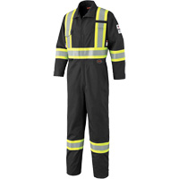 7702BK FR-Tech&reg; 88/12 FR Arc Rated Coveralls, Size 36, Black, 9.7 cal/cm² Northern Industrial Supply Inc.