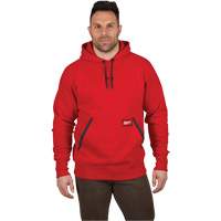 Heavy-Duty Pullover Hoodie, Men's, Small, Red Northern Industrial Supply Inc.