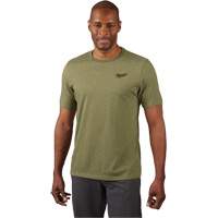 Hybrid Work Tee Shirt, Men's, Small, Green Northern Industrial Supply Inc.