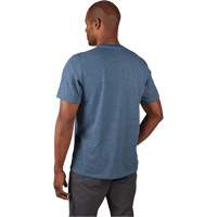 Hybrid Work Tee Shirt, Men's, Small, Blue Northern Industrial Supply Inc.