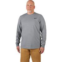 Hybrid Work Tee Shirt, Men's, Small, Grey Northern Industrial Supply Inc.
