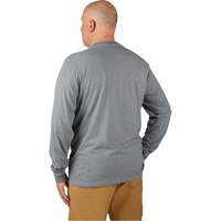 Hybrid Work Tee Shirt, Men's, Small, Grey Northern Industrial Supply Inc.