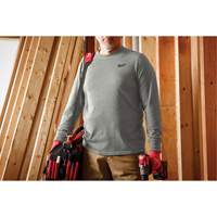 Hybrid Work Tee Shirt, Men's, Small, Grey Northern Industrial Supply Inc.