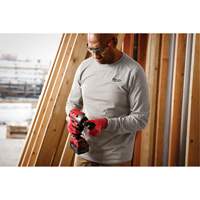 Hybrid Work Tee Shirt, Men's, Small, Grey Northern Industrial Supply Inc.