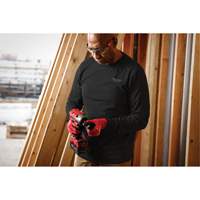 Hybrid Work Tee Shirt, Men's, Small, Black Northern Industrial Supply Inc.
