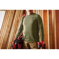 Hybrid Work Tee Shirt, Men's, Small, Green Northern Industrial Supply Inc.
