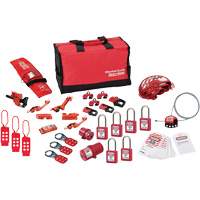 Premier Lockout Kit with Zenex Thermoplastic Locks, Electrical/Valve Kit, 34 Components Northern Industrial Supply Inc.