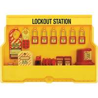 Premier Electrical Lockout Station, Thermoplastic Padlocks, 16 Padlock Capacity, Padlocks Included Northern Industrial Supply Inc.