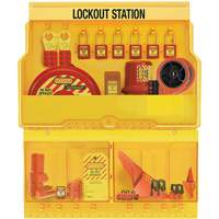 Premier Valve & Electrical Deluxe Lockout Station, Thermoplastic Padlocks, 32 Padlock Capacity, Padlocks Included Northern Industrial Supply Inc.