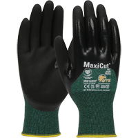 Gants r&eacute;sistants aux coupures dans un milieu de travail huileux ATG MaxiCut, Taille Grand, Calibre 15, Rev&ecirc;tement Nitrile, Enveloppe en Fil technique, ASTM ANSI niveau A2/EN 388 niveau 3/EN 388 niveau B Northern Industrial Supply Inc.