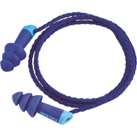 Bouchons d'oreilles r&eacute;utilisables et d&eacute;tectables Alphas, Avec cordon, Taille unique, Vrac - Sac en poly, NRR dB 27 Northern Industrial Supply Inc.
