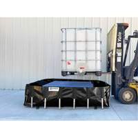 Ultra-IBC Berm&reg; Spill Berm, 400 US gal. Capacity, 6' W x 6' L x 18" H, L-Bracket Northern Industrial Supply Inc.