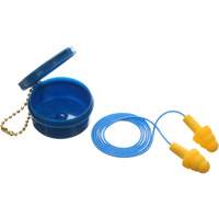 Bouchons d'oreilles pr&eacute;moul&eacute;s E-A-R Ultrafit, Avec cordon, Paire - Boîtier en plastique, 25 dB NRR, Taille unique Northern Industrial Supply Inc.