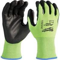 High-Visibility Cut-Resistant Gloves, Size Small, 15 Gauge, Nitrile/Polyurethane Coated, Polyethylene Shell, ANSI/ISEA 105 Level 2 Northern Industrial Supply Inc.