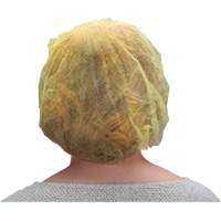 Bonnets bouffants, Polypropyl&egrave;ne, 21", Jaune Northern Industrial Supply Inc.