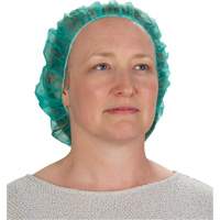 Bonnets bouffants, Polypropyl&egrave;ne, 21", Vert Northern Industrial Supply Inc.