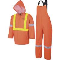 R85 Ensemble imperm&eacute;able de s&eacute;curit&eacute; 3 pi&egrave;ces ignifuge Element FR, Petit, Orange haute visibilit&eacute; Northern Industrial Supply Inc.