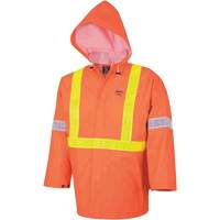 R85 Ensemble imperm&eacute;able de s&eacute;curit&eacute; 3 pi&egrave;ces ignifuge Element FR, Petit, Orange haute visibilit&eacute; Northern Industrial Supply Inc.
