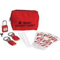 Lockout Tagout Kit with Nylon Safety Padlock in Pouch, Electrical Kit, 14 Components Northern Industrial Supply Inc.
