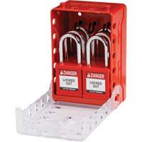 Ultra Compact Group Lockout Box with Nylon Safety Lockout Padlocks, Red Northern Industrial Supply Inc.