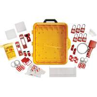 Electrical Lockout Station with Keyed Different Nylon Safety Lockout Padlocks, Plastic Padlocks, 60 Padlock Capacity, Padlocks Included Northern Industrial Supply Inc.