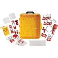 Electrical Lockout Station with Keyed Alike Nylon Safety Lockout Padlocks, Plastic Padlocks, 55 Padlock Capacity, Padlocks Included Northern Industrial Supply Inc.
