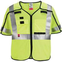 Breakaway Mesh Safety Vest, Black/High Visibility Lime-Yellow, Medium/Small Northern Industrial Supply Inc.