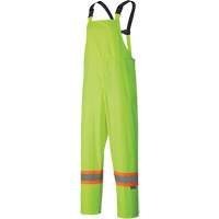 5599 Combinaison de pluie imperm&eacute;able et l&eacute;g&egrave;re, Polyester/PVC, T-petit, Jaune lime haute visibilit&eacute; Northern Industrial Supply Inc.