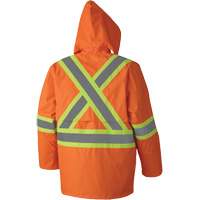 5608 Combinaison de pluie imperm&eacute;able 210D, Polyester/PVC, Petit, Orange haute visibilit&eacute; Northern Industrial Supply Inc.