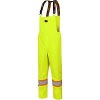 5054 Salopettes isol&eacute;es The Rock 300D, Polyester, Petit, Jaune lime haute visibilit&eacute; Northern Industrial Supply Inc.