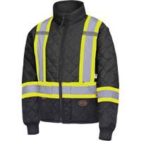 5017 Manteau matelass&eacute; pour cong&eacute;lateur, Polyester, Noir, T-petit Northern Industrial Supply Inc.
