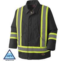 5535BKA Manteau en toile de coton matelass&eacute;e, Noir, T-petit Northern Industrial Supply Inc.
