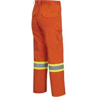 4462 Pantalon cargo de s&eacute;curit&eacute; brillant avec bande StarTech, Coton, 30, Orange haute visibilit&eacute; Northern Industrial Supply Inc.