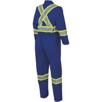 7706 FR-Tech&reg; Flame-Resistant Coverall with Leg Zippers, Size 36, Royal Blue, 9.7 cal/cm² Northern Industrial Supply Inc.